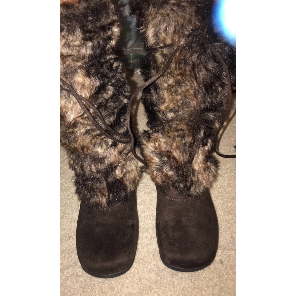 Affordable fur boots!